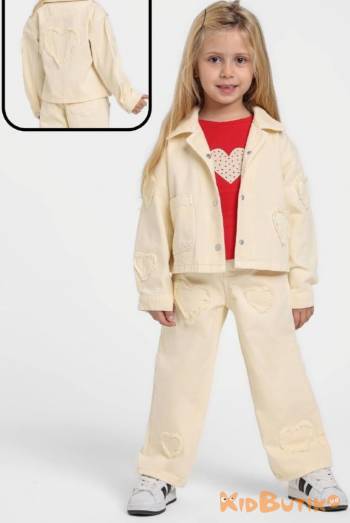 Купити Джинси жовтого кольору для дівчинки Escabel Kids Ес26-24Жт(26150) на КідБутік Джинси жовтого кольору для дівчинки Escabel Kids Ес26-24Жт(26150)