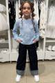 Купити Кофточка зі стразами блакитного кольору для дівчинки Escabel Kids Ес26-4Блак(36148) на КідБутік Кофточка зі стразами блакитного кольору для дівчинки Escabel Kids Ес26-4Блак(36148) - фото 4
