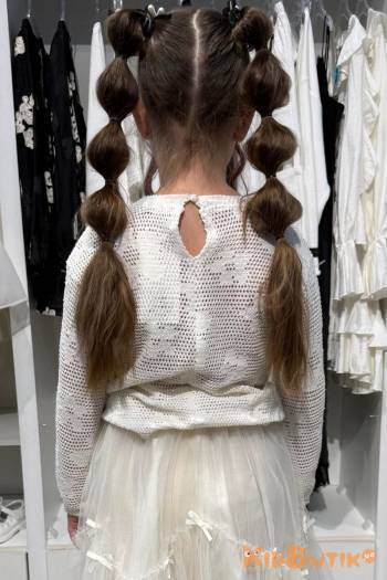 Купити Кофточка зі стразами кремового кольору для дівчинки Escabel Kids Ес26-4Крем(36148) на КідБутік Кофточка зі стразами кремового кольору для дівчинки Escabel Kids Ес26-4Крем(36148)