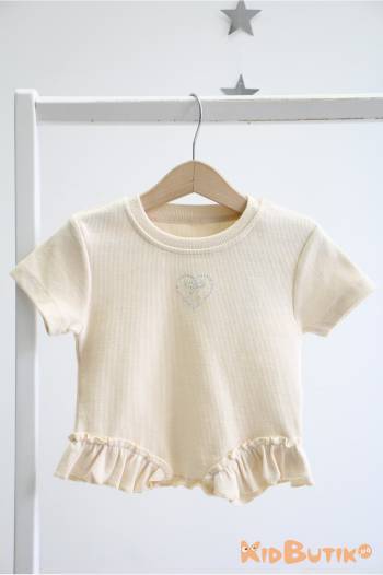 Купити Футболка бежева для дівчинки Escabel Kids Ес26-32Беж(36202) на КідБутік Футболка бежева для дівчинки Escabel Kids Ес26-32Беж(36202)