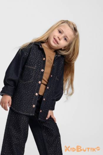 Купити Куртка джинсова синього кольору Escabel Kids Ес26-1(26108) на КідБутік Куртка джинсова синього кольору Escabel Kids Ес26-1(26108)