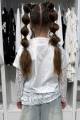 Купити Лонгслів з мереживом білого кольору для дівчинки Escabel Kids Ес26-30(36195) на КідБутік Лонгслів з мереживом білого кольору для дівчинки Escabel Kids Ес26-30(36195) - фото 2