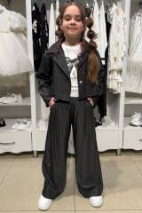 Купить Костюм 2-ка черный штаны+пиджак со стразами Escabel Kids Ес26-28(36184) на КидБутик Костюм 2-ка черный штаны+пиджак со стразами Escabel Kids Ес26-28(36184)
