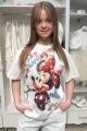 Футболка біла з Мінні Маус "Keep dreaming" Suzie И26-80(606)