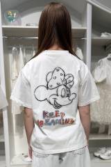 Купить Футболка белая из Минни Маус "Keep dreaming" Другие бренды И26-80(606) на КидБутик Футболка белая из Минни Маус "Keep dreaming" Другие бренды И26-80(606)