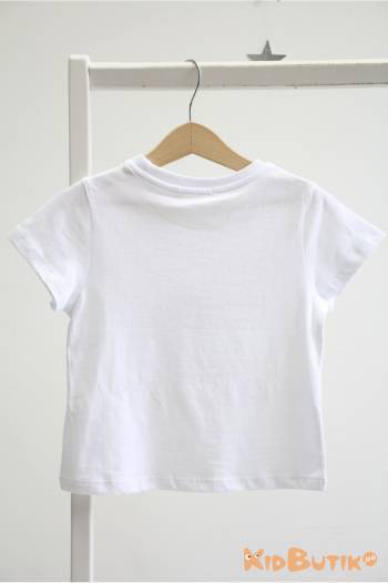 Купить Футболка белая для девочки Çikoby Сік26-41Бл(СК75438) на КидБутик Футболка белая для девочки Çikoby Сік26-41Бл(СК75438)