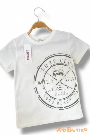 Купить Футболка с принтом для мальчика Çikoby Сік26-17мол(СЕ70275) на КидБутик Футболка с принтом для мальчика Çikoby Сік26-17мол(СЕ70275)