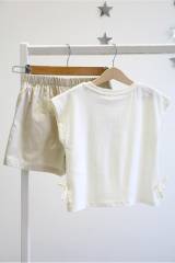 Купить Костюм 2-ка футболка+ шорты для девочки Çikoby Сік26-24(СК70408) на КидБутик Костюм 2-ка футболка+ шорты для девочки Çikoby Сік26-24(СК70408)