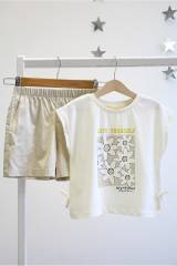 Купить Костюм 2-ка футболка+ шорты для девочки Çikoby Сік26-24(СК70408) на КидБутик Костюм 2-ка футболка+ шорты для девочки Çikoby Сік26-24(СК70408)