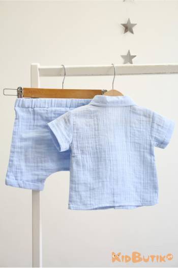 Купить Костюм 2-ка рубашка+шорты для мальчика Çikoby Сік26-18(СЕ71004) на КидБутик Костюм 2-ка рубашка+шорты для мальчика Çikoby Сік26-18(СЕ71004)