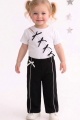 Купити Костюм 2-ка футболка +палаццо для дівчинки Çikoby Сік26-38(СК75403) на КідБутік Костюм 2-ка футболка +палаццо для дівчинки Çikoby Сік26-38(СК75403) - фото