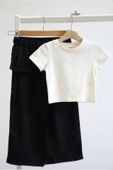 Купить Костюм 2-ка футболка+палаццо для девочки Çikoby Сік26-43(СК75449) на КидБутик Костюм 2-ка футболка+палаццо для девочки Çikoby Сік26-43(СК75449)