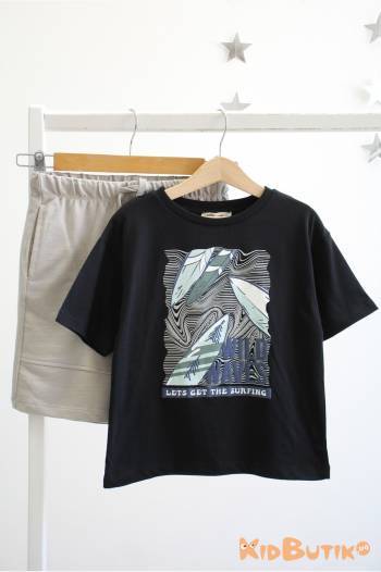 Купить Комплект футболка+шорты "Wild Waves" Çikoby Сік26-14(СЕ70234) на КидБутик Комплект футболка+шорты "Wild Waves" Çikoby Сік26-14(СЕ70234)