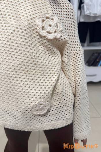 Купить Комплект ажурный джемпер+майка Çikoby Сік26-29(СК70752) на КидБутик Комплект ажурный джемпер+майка Çikoby Сік26-29(СК70752)