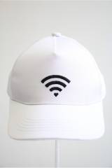 Бейсболка белая "Wi-Fi" для девочки David's Star Дс26-18(24133) Біл
