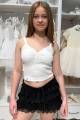 Купить Майка топ молочного цвета с пуговицами YUNA A-yugi Jeans Сю26-50Мол(TP054-Y6F22) на КидБутик Майка топ молочного цвета с пуговицами YUNA A-yugi Jeans Сю26-50Мол(TP054-Y6F22)