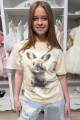 Купить Футболка кремовая с кроликом Reporter Young Р26-31(0440G-24-220) на КидБутик Футболка кремовая с кроликом Reporter Young Р26-31(0440G-24-220) - фото