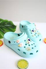 Купить Клоги голубые с вишенками Luck Line Другие бренды 26-5140-305 на КидБутик Клоги голубые с вишенками Luck Line Другие бренды 26-5140-305