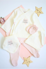 Купить Комплект из 5-ти предметов для маленькой девочки BabyCosy Bc26-4556 на КидБутик Комплект из 5-ти предметов для маленькой девочки BabyCosy Bc26-4556
