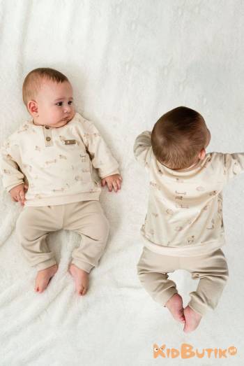 Купити остюм 2-ка кофта+штани для малюка BabyCosy Bc26-8185 на КідБутік остюм 2-ка кофта+штани для малюка BabyCosy Bc26-8185