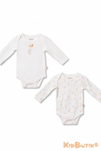 Боді з довгими рукавами 2шт для дівчинки BabyCosy Bc26-3052
