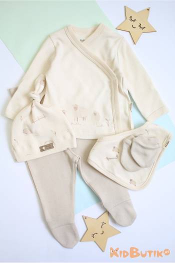 Купити Набір із 5-ти предметів для новонародженого хлопчика BabyCosy Bc26-8189 на КідБутік Набір із 5-ти предметів для новонародженого хлопчика BabyCosy Bc26-8189