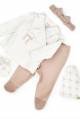 Купить Набор из 5-ти предметов для новорожденной девочки BabyCosy Bc26-8174 на КидБутик Набор из 5-ти предметов для новорожденной девочки BabyCosy Bc26-8174 - фото 3