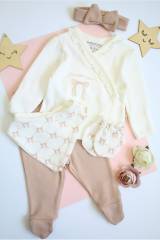 Купить Набор из 5-ти предметов для новорожденной девочки BabyCosy Bc26-8174 на КидБутик Набор из 5-ти предметов для новорожденной девочки BabyCosy Bc26-8174
