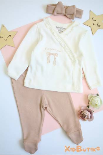 Купить Набор из 5-ти предметов для новорожденной девочки BabyCosy Bc26-8174 на КидБутик Набор из 5-ти предметов для новорожденной девочки BabyCosy Bc26-8174