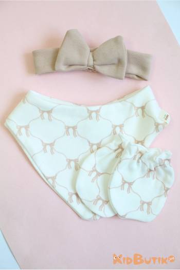 Купить Набор из 5-ти предметов для новорожденной девочки BabyCosy Bc26-8174 на КидБутик Набор из 5-ти предметов для новорожденной девочки BabyCosy Bc26-8174