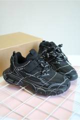Купить Кроссовки черного цвета на липучке для девочки Другие бренды 26-В264-3А на КидБутик Кроссовки черного цвета на липучке для девочки Другие бренды 26-В264-3А