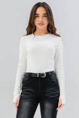Купить Лонгслив однотонный молочного цвета OSTIN Suzie Сю26-78Мол(SW199-Y6F22) на КидБутик Лонгслив однотонный молочного цвета OSTIN Suzie Сю26-78Мол(SW199-Y6F22)