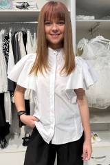 Купить Блуза белая с рукавами-оборками Флоренс Suzie Сю26-80Бл(BL037-Y6F13) на КидБутик Блуза белая с рукавами-оборками Флоренс Suzie Сю26-80Бл(BL037-Y6F13)