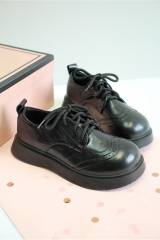 Купить Туфли черные на шнуровке для девочки Fasion Kids 26-520-1 Чор на КидБутик Туфли черные на шнуровке для девочки Fasion Kids 26-520-1 Чор