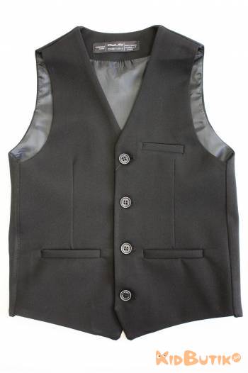 Купить Жилетка черная с подкладкой A-yugi Jeans Аю26-1Чор(1122-11192) на КидБутик Жилетка черная с подкладкой A-yugi Jeans Аю26-1Чор(1122-11192)