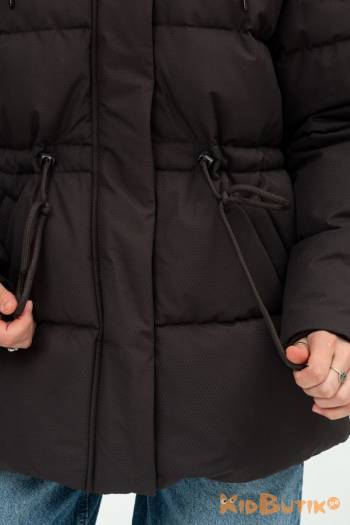 Купити Куртка зимова шоколадна для дівчинки Polina Nestta Не26-21Шок на КідБутік Куртка зимова шоколадна для дівчинки Polina Nestta Не26-21Шок