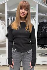 Купить Лонгслив черный с вырезом под пальчик Остин Suzie Сю26-78Чор(SW199-Y6F22) на КидБутик Лонгслив черный с вырезом под пальчик Остин Suzie Сю26-78Чор(SW199-Y6F22)
