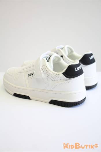 Купить Кроссовки белые со вставками Levi's Levi's Lv26-VMAV0010Sбіл/чор на КидБутик Кроссовки белые со вставками Levi's Levi's Lv26-VMAV0010Sбіл/чор