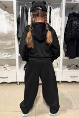 Купить Костюм 2-ка черного цвета со стразами для девочки Xiaoniba КВ26-21Чо(012Q59) на КидБутик Костюм 2-ка черного цвета со стразами для девочки Xiaoniba КВ26-21Чо(012Q59)