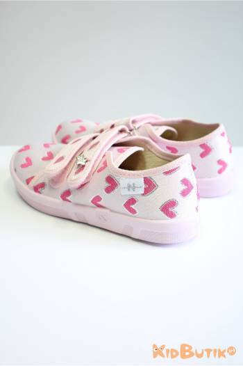 Купити Капці рожеві зі сердечками Ellis Waldi 26-391-904 на КідБутік Капці рожеві зі сердечками Ellis Waldi 26-391-904