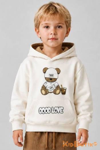 Купить Худи кремовый с мишкой Good Love Jack Lions Ес26-46Крем(2087) на КидБутик Худи кремовый с мишкой Good Love Jack Lions Ес26-46Крем(2087)