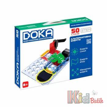 Купить Конструктор электронный Doka Альтернативная энергия 50 схем Другие бренды D70711 на КидБутик Конструктор электронный Doka Альтернативная энергия 50 схем Другие бренды D70711