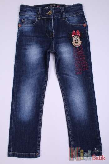 Купити Джинси прямі для дівчинки з Міккі Маусом A-yugi Jeans Т15-61 З на КідБутік Джинси прямі для дівчинки з Міккі Маусом A-yugi Jeans Т15-61 З