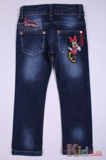 Купити Джинси прямі для дівчинки з Міккі Маусом A-yugi Jeans Т15-61 З на КідБутік Джинси прямі для дівчинки з Міккі Маусом A-yugi Jeans Т15-61 З