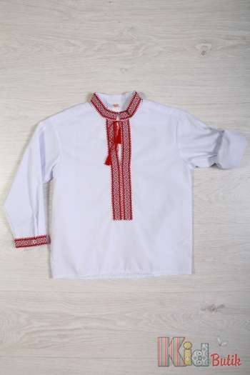 Купити Вишиванка білого кольору для хлопчика Piccolo В15-17 З на КідБутік Вишиванка білого кольору для хлопчика Piccolo В15-17 З