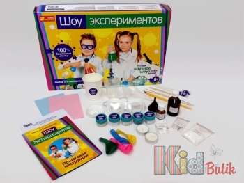 Купить Набор для экспериментов «Шоу экспериментов» Ranok-Creative 0390 л на КидБутик Набор для экспериментов «Шоу экспериментов» Ranok-Creative 0390 л